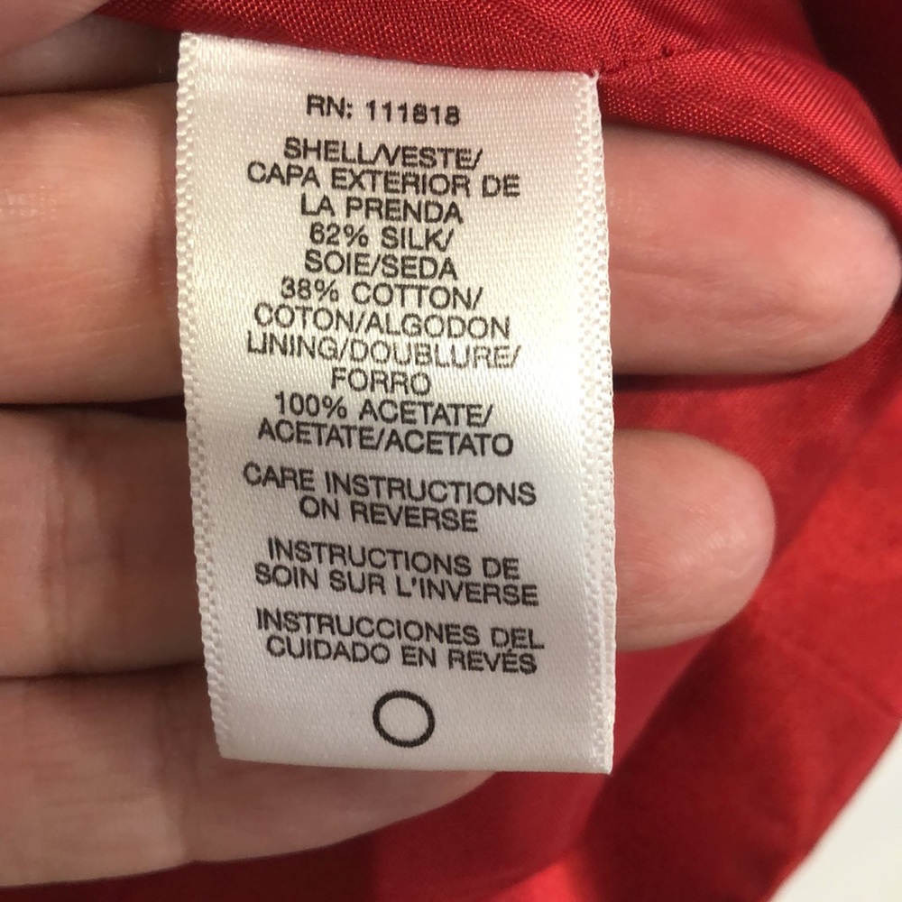 Michael Kors red double breasted trench coat M ❤️ - Picture 6 of 8